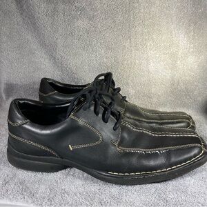 Kenneth Cole Reaction Mens Shoes Size 12‎ Lace Up Leather Black